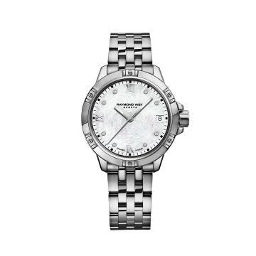 Tango Dtainless Steel Diamond Dial Watch