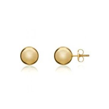9k Gold 8mm Ball Stud Earrings