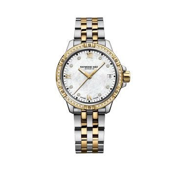 Tango Steel & Yellow PVD Diamond Set Quartz Watch