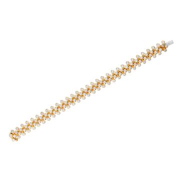 Weir Collection 18k Gold Diamond Bracelet