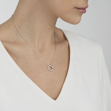Mercy Sterling Silver Pendant, Small