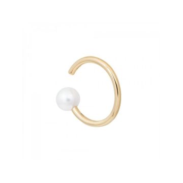 Astrid & Miyu Pearl Asymmetrical Ear Cuff