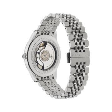 G-Timeless 40mm, Black Dial, Automatic Movement, Stainless Steel Watch