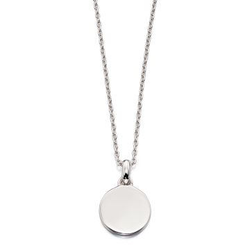 Little Star Bobbi Sterling Silver Disc Pendant