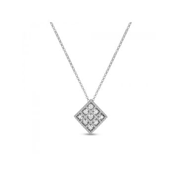 Roberto Coin 18k White Gold Roman Barocco Necklace