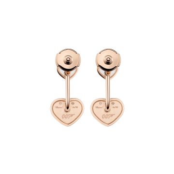 Happy Hearts x 007 Limited Edition 18k Rose Gold Earrings