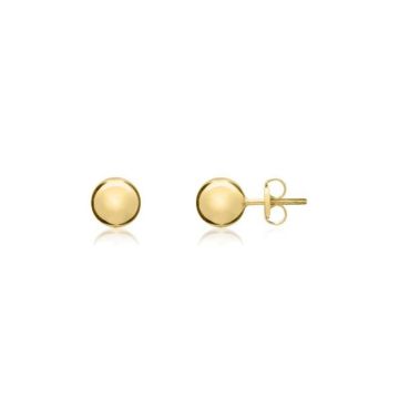 Weir Collection 9K Yellow Gold Ball Stud Earrings