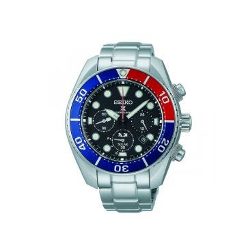 Seiko Prospex Padi Special Edition 44.5mm Stainless Steel Solar Chronograph Diver’s Watch