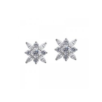 Carat London Snowflower Stud Earrings