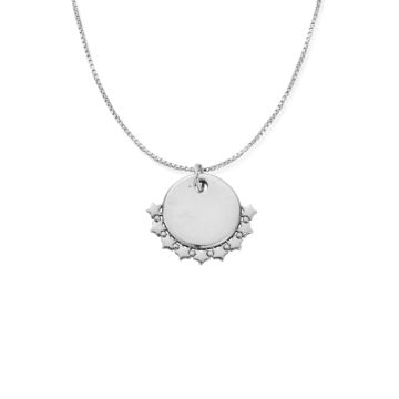 ChloBo Sterling Silver Personalised Delicate Star Charm Necklace