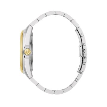 Bulova Surveyor Two Tone Watch, 42 mm, Automatic, Gold Plated