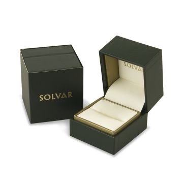 Solvar 9ct Yellow Gold Mini Claddagh Ring Size 5.5
