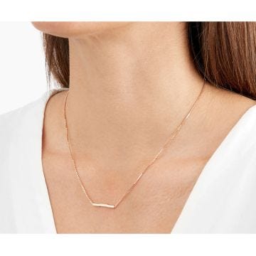 Link to Love 18k Rose Gold Necklace