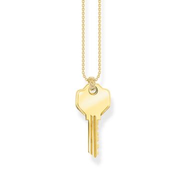Key Gold Plated Necklace