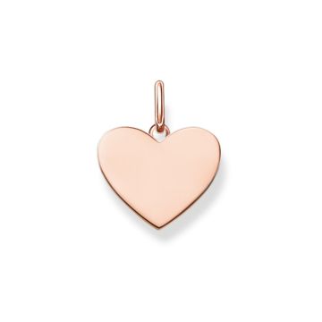 Heart Rose Gold Plated Pendant