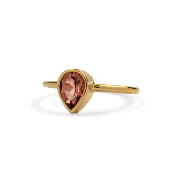 O'Dwyer Pebbles Pink Tourmaline 18ct Gold Ring