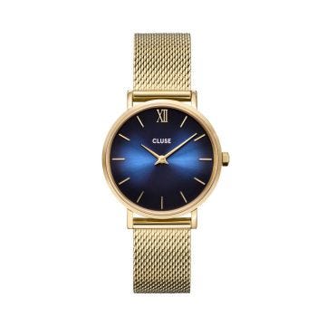 Cluse Minuit, 33mm, Gold PVD, Quartz
