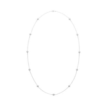 Mikimoto 18 Carat White Gold Pearl Necklace