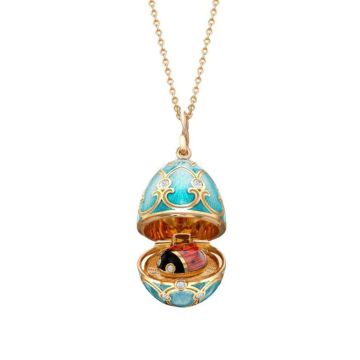 Heritage Guilloché Enamel Ladybird Surprise Locket