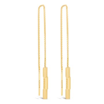 Link to Love 18k Yellow Gold Chain Drop Earrings