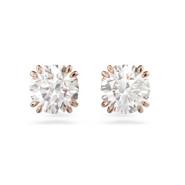 Swarovski Rose Gold Tone Constella Stud Earrings