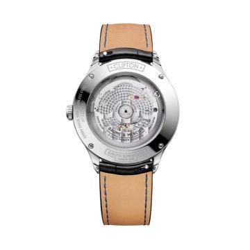 Clifton 40mm Green Dial Black Leather Bracelet Watch