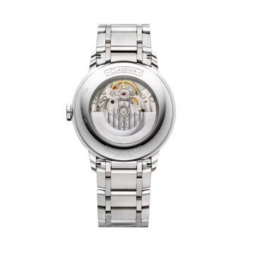 Classima 40mm White Dial Automatic Stainless Steel Bracelet Watch