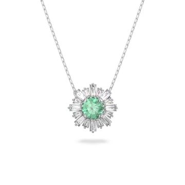 Swarovski Rhodium Plated Sunshine Pendant