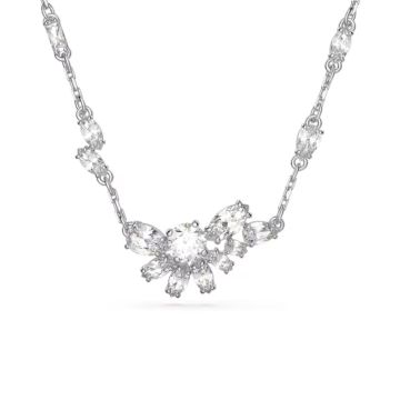 Swarovski Rhodium Plated Gema Pendant