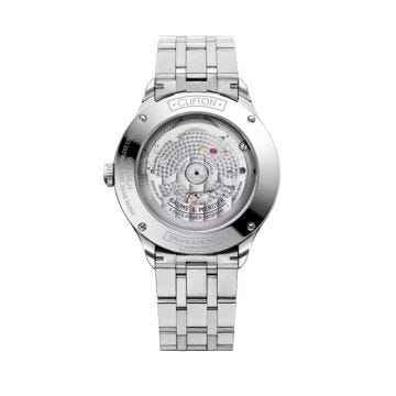 Clifton 40mm Blue Dial Automatic Stanless Steel Bracelet Watch