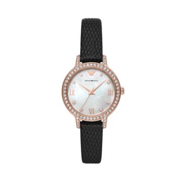 Cleo 32mm MOP Dial Quartz Rose Gold PVD Watch