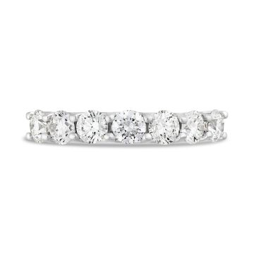 Weir Collection 18k Yellow Gold and Platinum Line Band