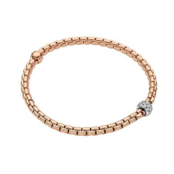 Dia.19 18K Rose Gold Diamond Eka Bracelet