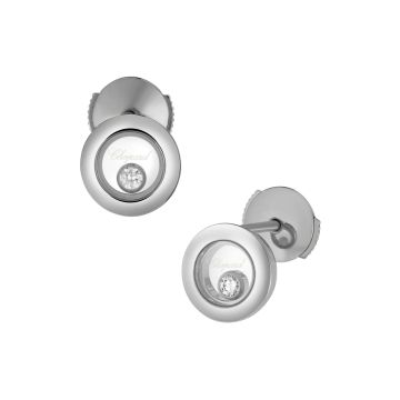 Happy Diamonds Icons 18k White Gold Diamond Earrings