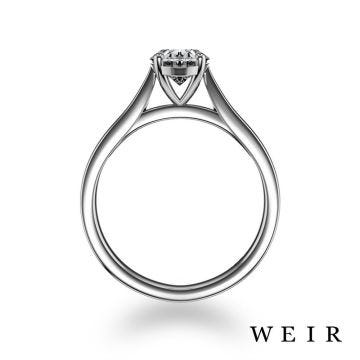 Platinum 1.20ct G VS2  Oval cut Diamond Engagement Ring