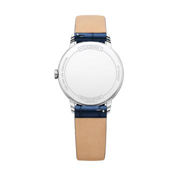 Classima 31mm White Dial Quartz Blue Leather Bracelet Watch