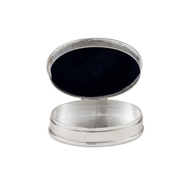 Silver Mother of Pearl Pill Box