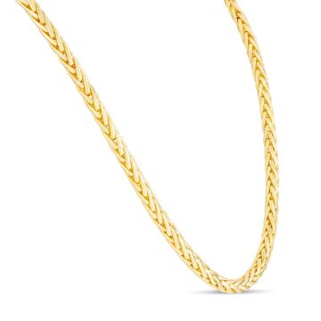 9k Yellow Gold 5mm Spiga Link Necklace