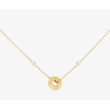 Icon 18k Yellow Gold Star Necklace