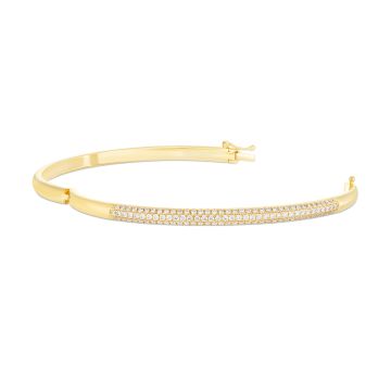 Weir Collection 18k Diamond Bangle