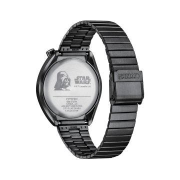 Photo of the Citizen Star Wars™ Darth Vader Tsuno 38mm, Quartz Movement, Black Dial, Black Ion Plated Stainless Steel Watch AN3669-52E