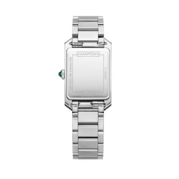 Hampton 35 x 22mm White Diamond Quartz Stainless Steel Bracelet Watch