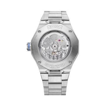 Baume et Mercier Riviera 10616, 42mm, Blue Dial, Automatic Movement, Steel Bracelet Watch BM0A10616