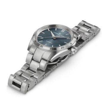 Jazzmaster Performer 34mm, Blue Dial, Automatic Movement, Stainless Steel Watch