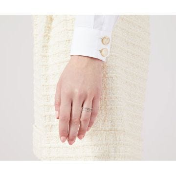 Interlocking Sterling Silver Ring