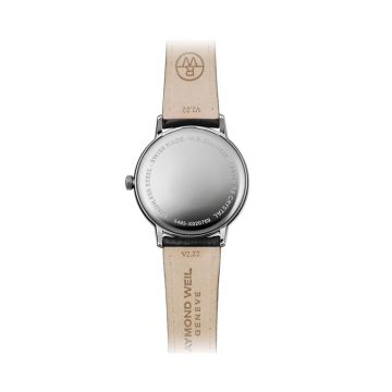 Toccata Classic 39mm, Silver Dial, Quartz Movement, Stainless Steel Case, Black Leather Strap Watch