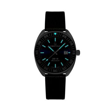 DS-2 Turning Bezel 42mm Navy Dial Stainless Steel Watch