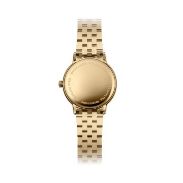 Toccatta Classic 39mm, White Dial, Quartz Movement, Stainless Steel Yellow Gold PVD Plated Case, Stainless Steel Yellow Gold PVD Plated Bracelet Watch