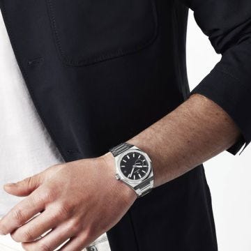 Chronomaster 40mm Black Dial Automatic Steel Watch