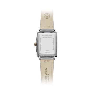 Toccata 22.6 x 28.1mm, Mother Of Pearl Diamond Dot Dial, Quartz Movement, Stainless Steel Case, Satin Strap Watch